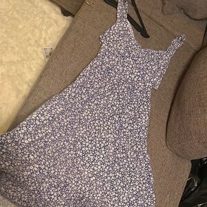 Floral Blue Dress
